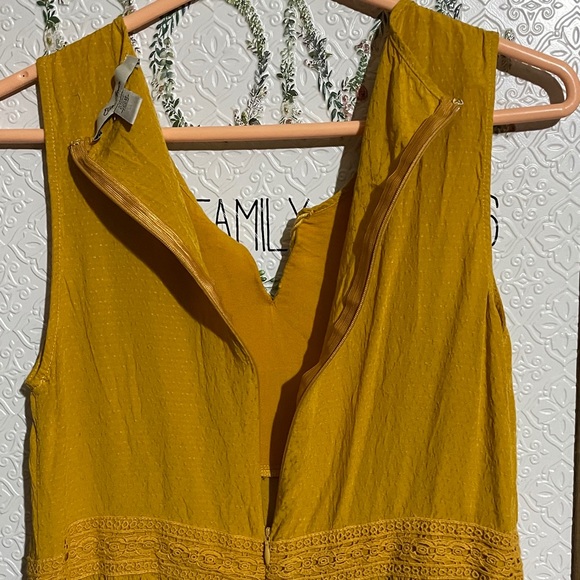 Mustard Yellow Ella Moon Boho Dress M - Picture 5 of 9